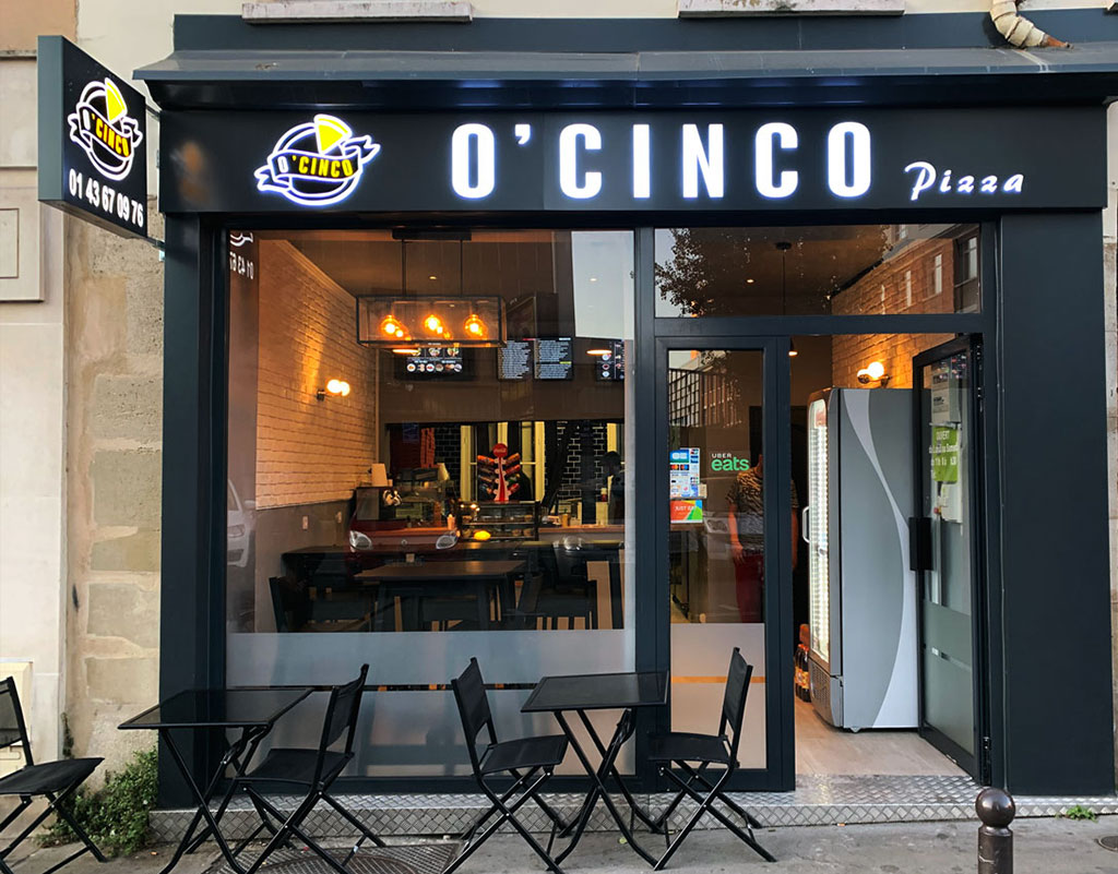 adresse ocinco pizza Paris
